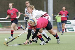 Katharina Scholtz traf gegen Amsterdam zum wichtigen 1:1. Foto: Wolfgang Sternberger