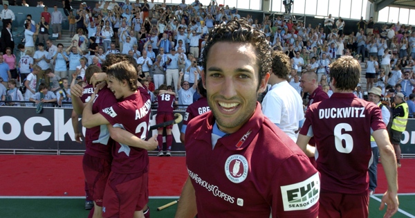 Man sieht Carlos Nevado die Freude ber den Final-Einzug an. Foto: Frank Uijlenbroek/EHL