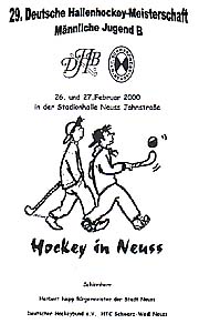 Programmheft Jugend B, SW Neuss