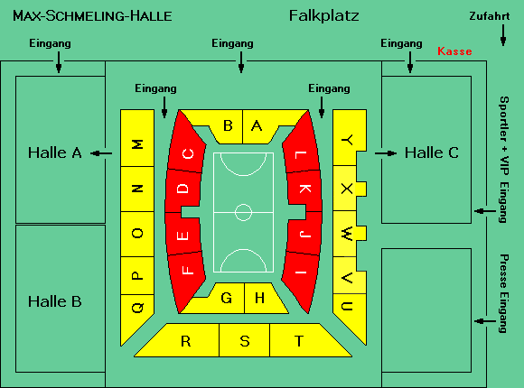 So kommen Sie zur Max-Schmeling-Halle